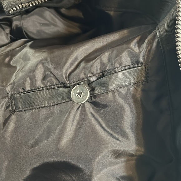 NWOT INC International Concepts Moto Aviator Bomber Jacket Coated Cotton Large - Picture 6 of 6